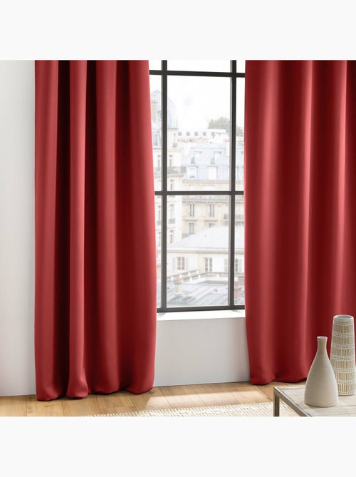 Rideau obscurcissant à œillets – Lot de 2 – Uni - Kiabi