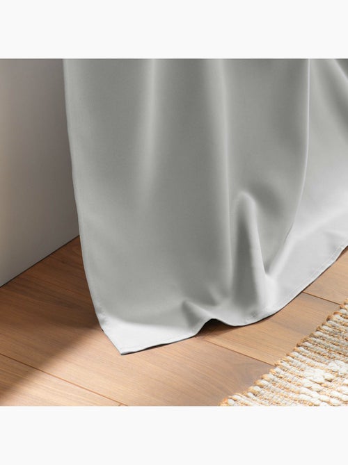 Rideau obscurcissant à œillets – Lot de 2 – Uni - Kiabi