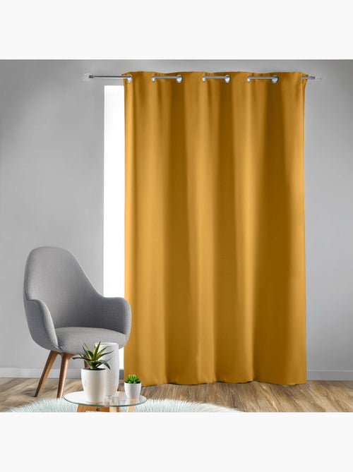 Rideau obscurcissant à œillets – Lot de 2 – Uni - Kiabi