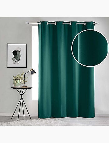 Rideau obscurcissant à œillets – Lot de 2 – Uni