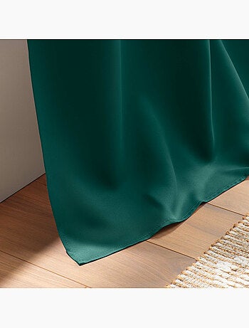 Rideau obscurcissant à œillets – Lot de 2 – Uni