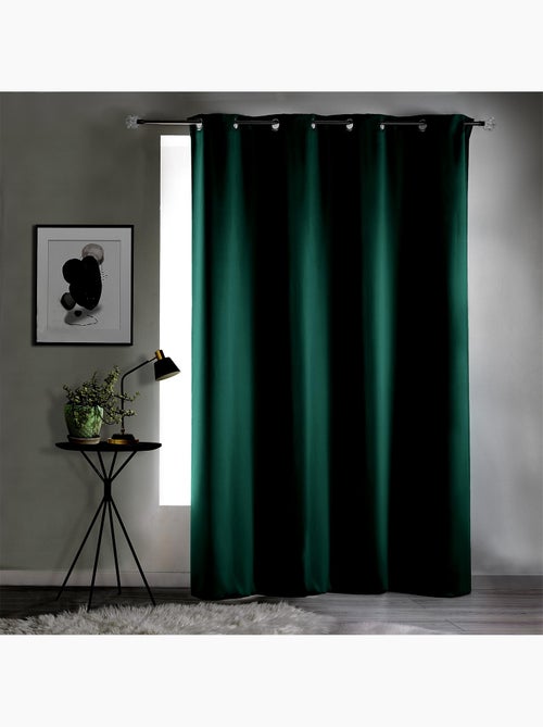 Rideau obscurcissant à œillets – Lot de 2 – Uni - Kiabi