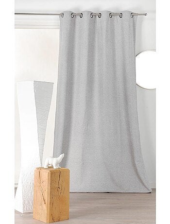 Rideau obscurcissant aspect laine chinée