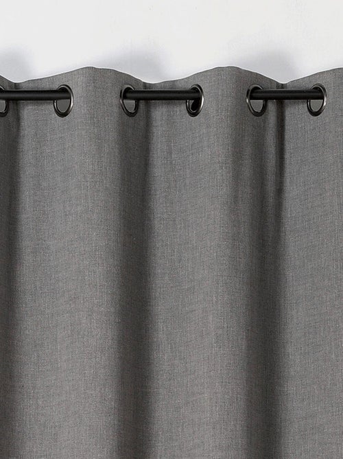 Rideau obscurcissant et isolant  -  - Effet tissé - Kiabi