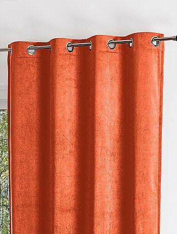Rideau obscurcissant et isolant aspect Velours