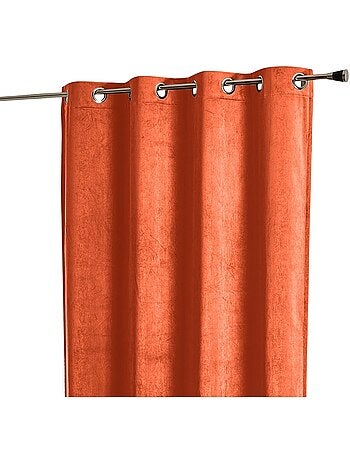 Rideau obscurcissant et isolant aspect Velours