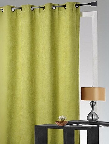 Rideau obscurcissant et isolant aspect velours