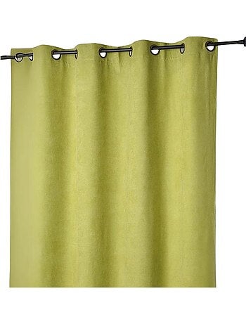 Rideau obscurcissant et isolant aspect velours