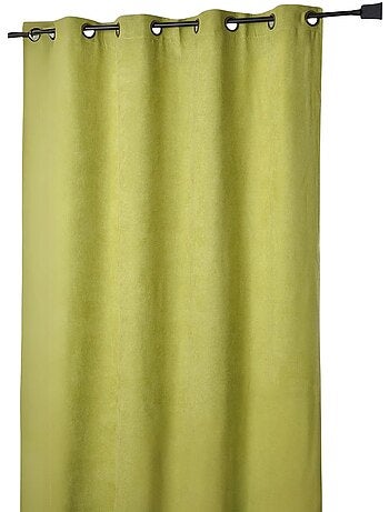 Rideau obscurcissant et isolant aspect velours