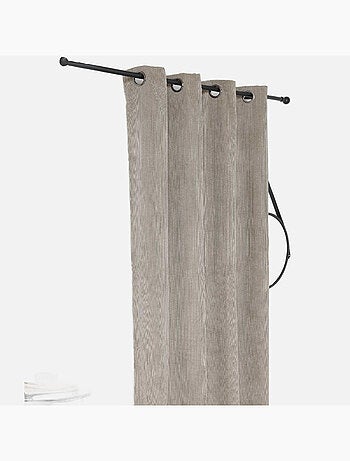 Rideau obscurcissant et isolant en velours côtelé