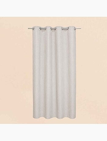 Rideau obscurcissant et thermique effet lin 140x240cm