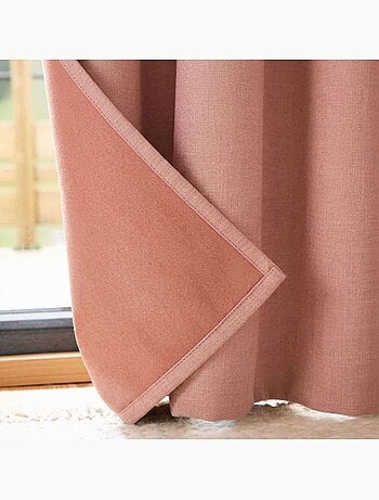 Rideau obscurcissant et thermique effet lin 140x240cm