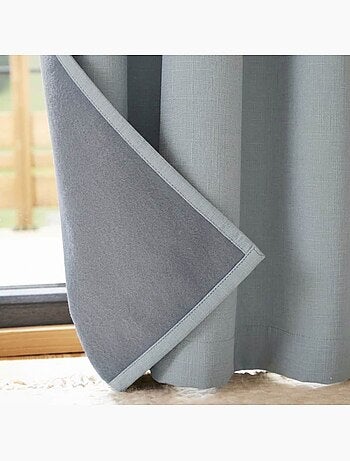 Rideau obscurcissant et thermique effet lin 140x240cm