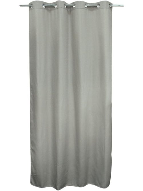 Rideau obscurcissant et thermique effet lin 140x240cm - Kiabi Rideau obscurcissant et thermique effet lin 140x240cm - Kiabi