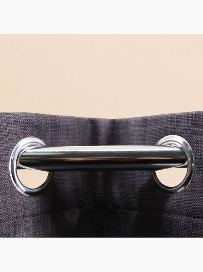 Rideau obscurcissant isolant phonique et thermique 140x240cm Gris foncé - Kiabi