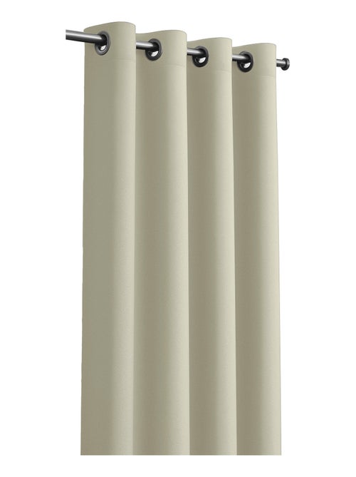 Rideau obscurcissant uni avec 8 œillets - 135x240 cm - Jaune safran - Kiabi Rideau obscurcissant uni avec 8 œillets - 135x240 cm - Jaune safran - Kiabi