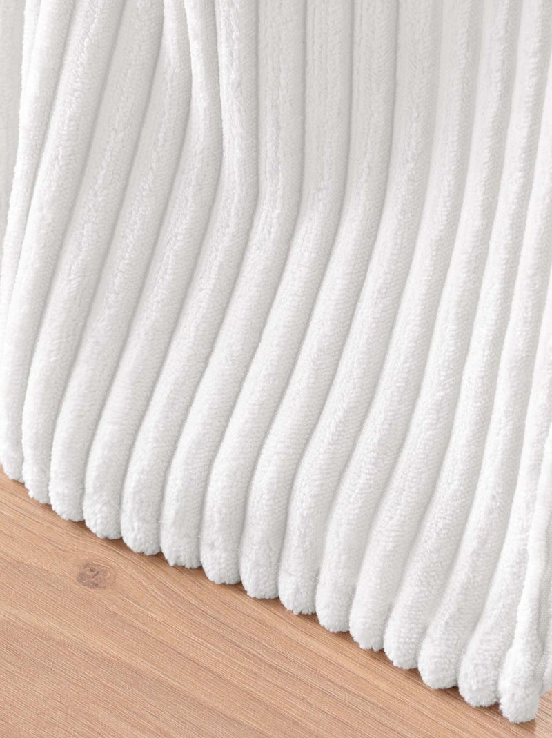 Rideau obscurcissant velours Nils - Douceur D'intérieur Blanc - Kiabi
