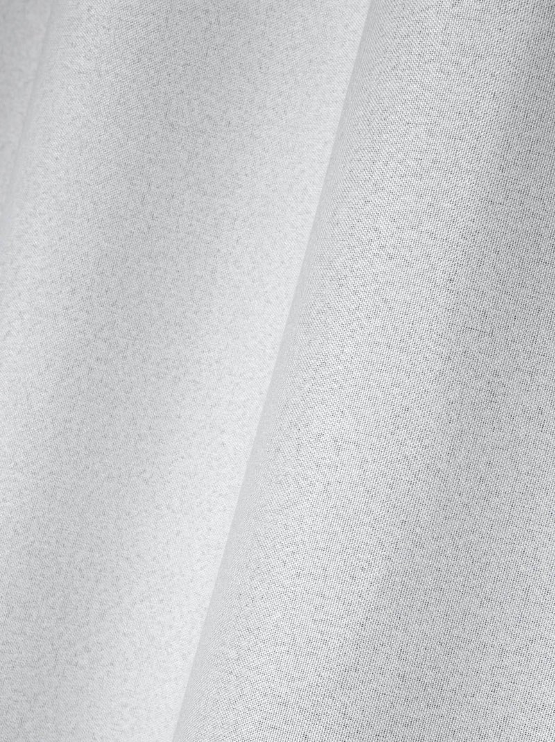 Rideau occultant  -  - Effet tweed Ecru - Kiabi