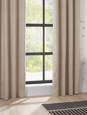 Rideau occultant - Effet lin chiné