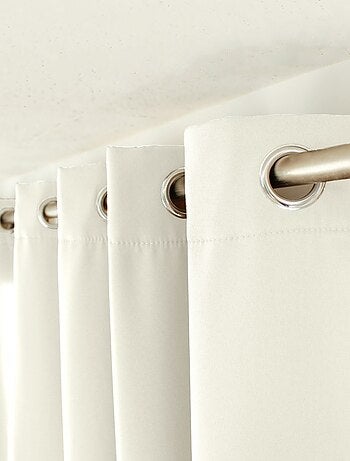 Rideau occultant 135x240 Thermique verso polaire ecru