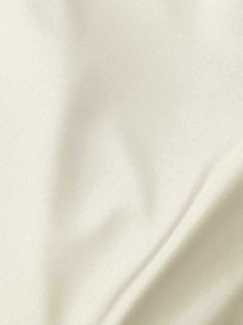Rideau occultant 135x240 Thermique verso polaire ecru Ecru - Kiabi