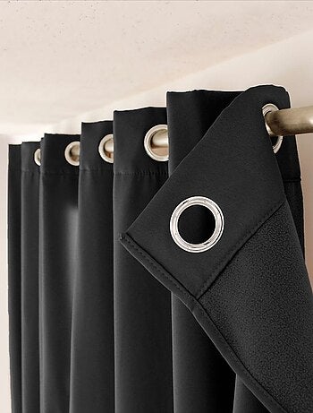 Rideau occultant 135x240 Thermique verso polaire ecru