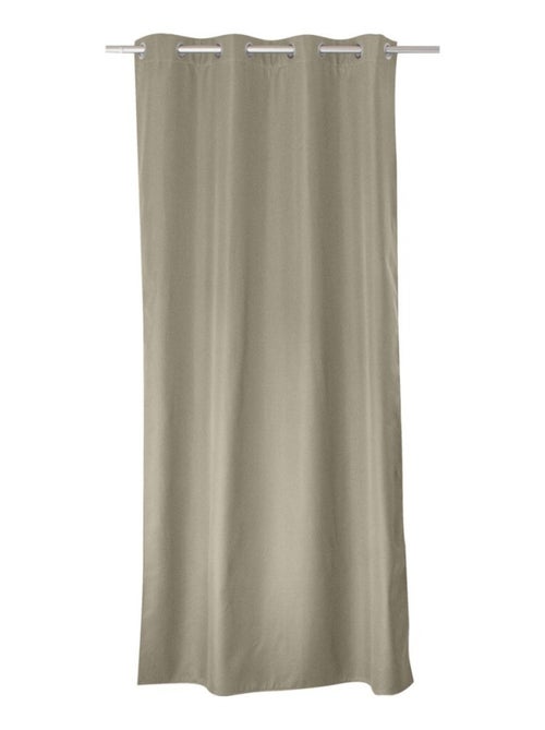 Rideau occultant 135x240 Thermique verso polaire naturel - Kiabi