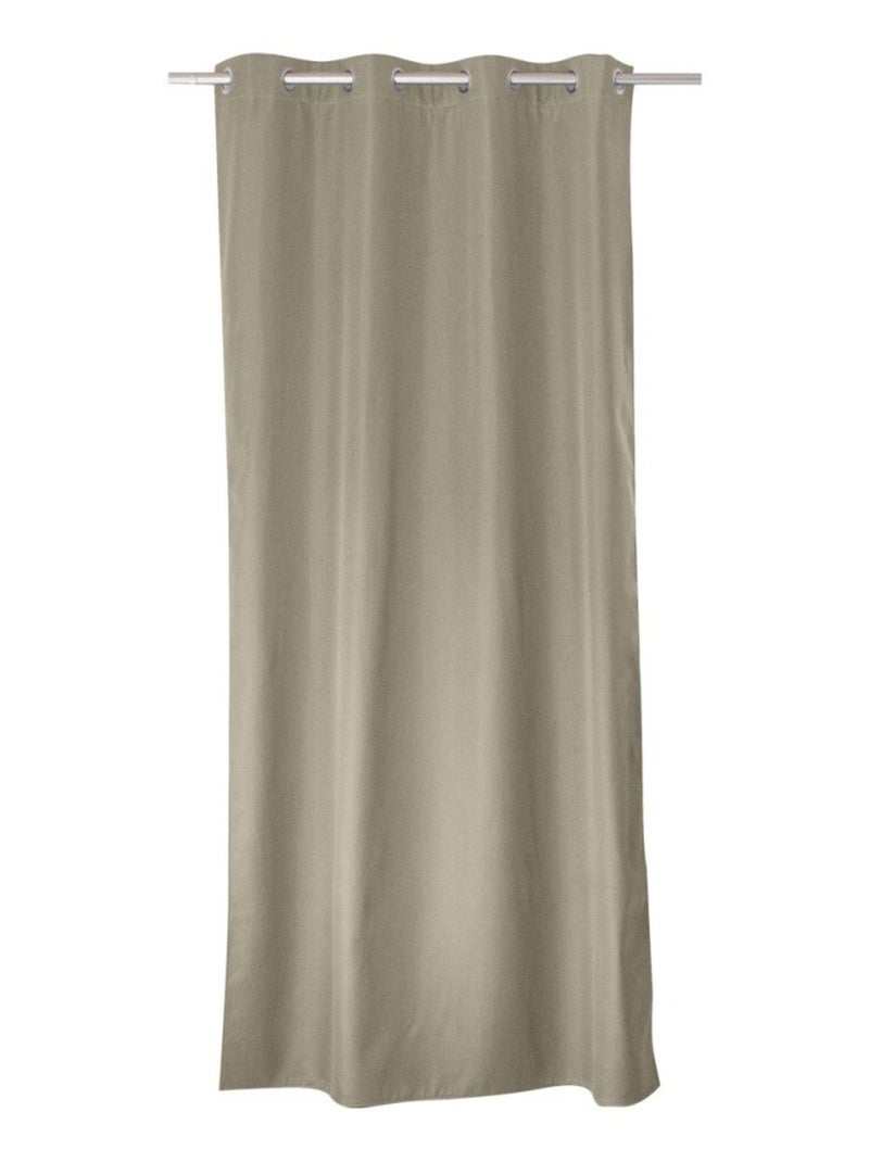 Rideau occultant 135x240 Thermique verso polaire naturel Beige - Kiabi