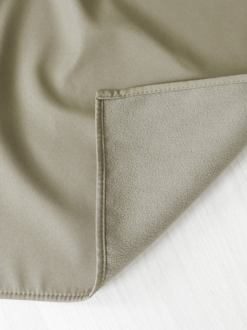Rideau occultant 135x240 Thermique verso polaire naturel Beige - Kiabi