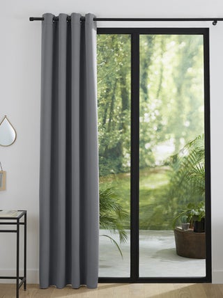 Rideau occultant 140 x 260 cm - Anthracite - 1 Panneau occultant 140 x 260 cm