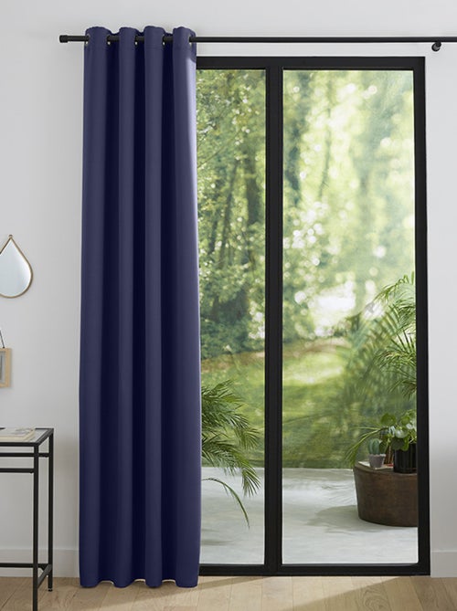 Rideau occultant 140 x 260 cm - Marine - 1 Panneau occultant 140 x 260 cm - Kiabi