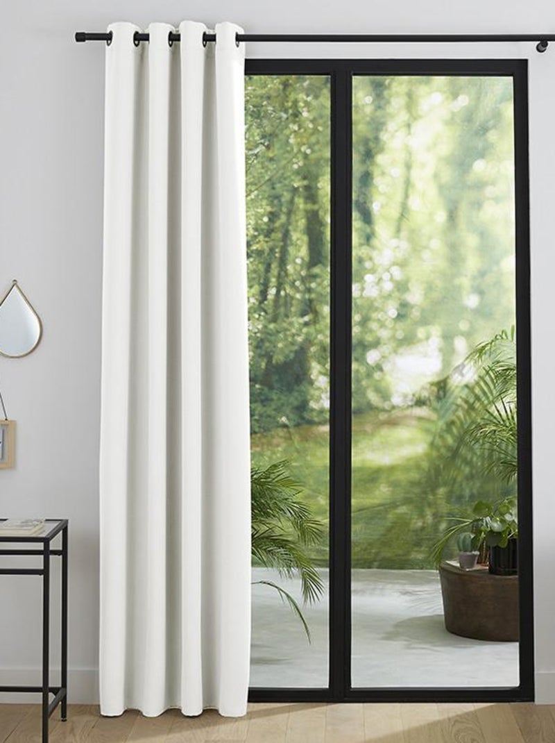 Rideau occultant 140 x 260 cm Blanc - Kiabi