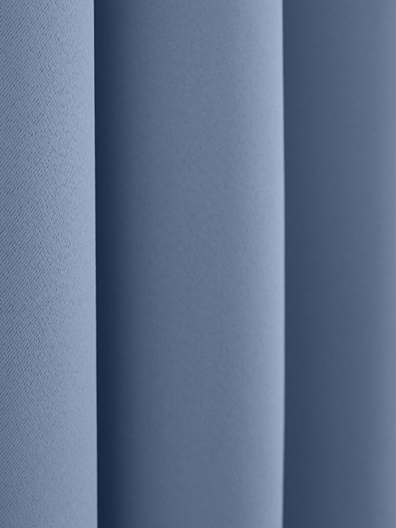 Rideau occultant 140 x 260 cm Bleu clair - Kiabi
