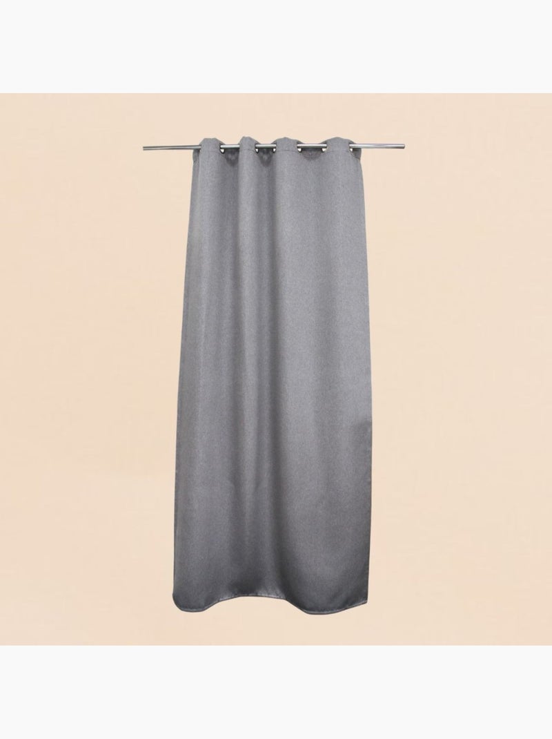 Rideau occultant  140x240cm Gris clair - Kiabi