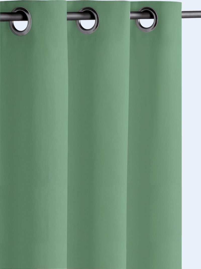 Rideau occultant 140x260 cm Vert Celadon Vert - Kiabi