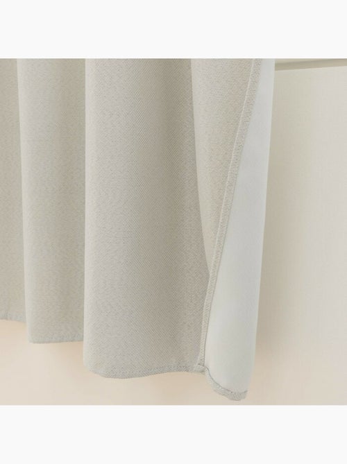 Rideau occultant à œillets - Spécial Petite hauteur - Tramina - Kiabi