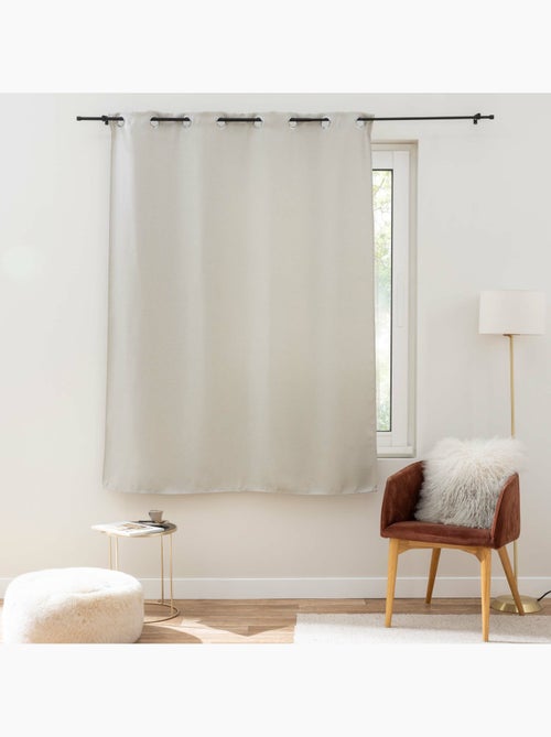 Rideau occultant à œillets - Spécial Petite hauteur - Tramina - Kiabi