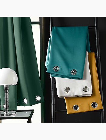 Rideau Occultant à Œillets - Uni - Occult