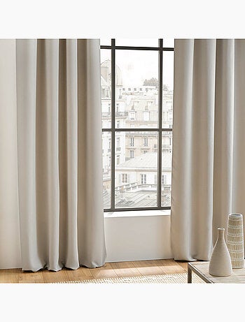 Rideau Occultant à Œillets - Uni - Occult