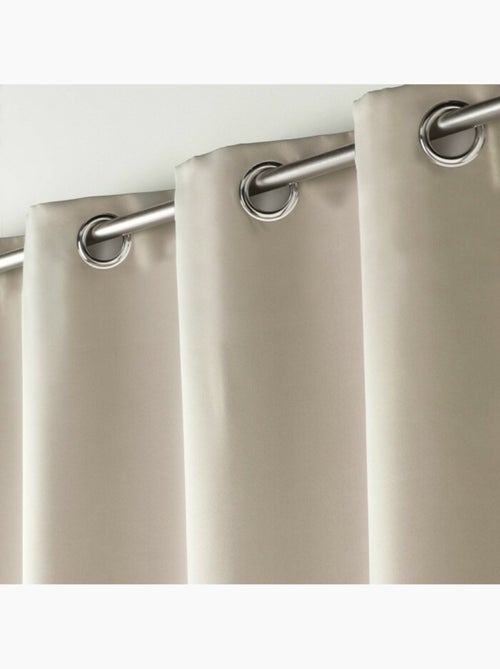 Rideau Occultant à Œillets - Uni - Occult - Kiabi