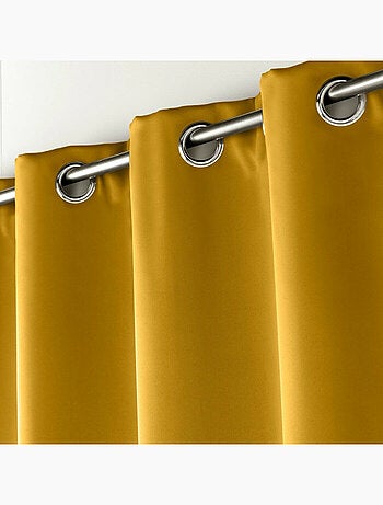 Rideau Occultant à Œillets - Uni - Occult