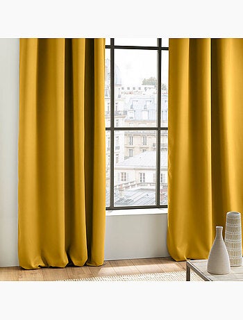 Rideau Occultant à Œillets - Uni - Occult