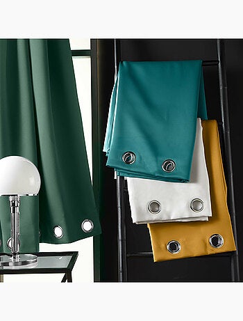 Rideau Occultant à Œillets - Uni - Occult