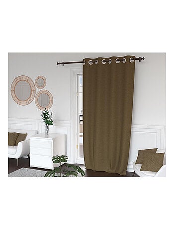 Rideau occultant à oeillets ARTHUR, par Soleil d'Ocre