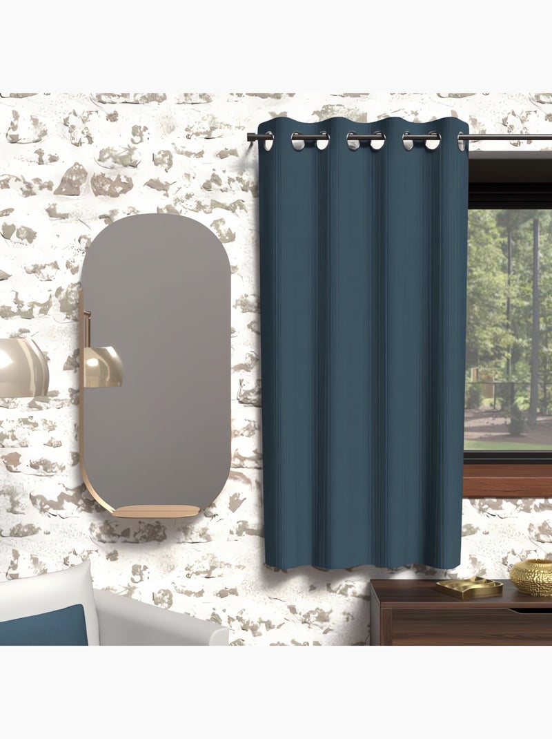 Rideau occultant à oeillets BOHEME, par Soleil d'Ocre Bleu - Kiabi