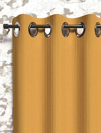 Rideau occultant à oeillets BOHEME, par Soleil d'Ocre