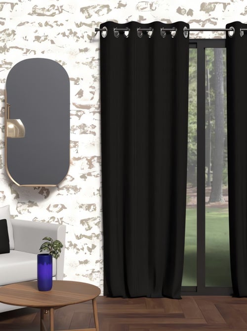 Rideau occultant à oeillets BOHEME, par Soleil d'Ocre - Kiabi