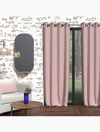 Rideau occultant à oeillets BOHEME, par Soleil d'Ocre