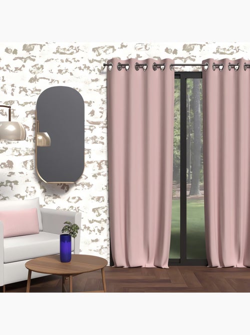 Rideau occultant à oeillets BOHEME, par Soleil d'Ocre - Kiabi