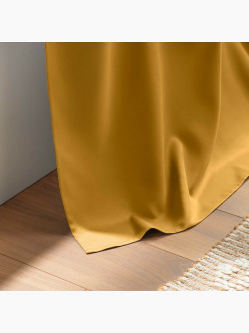 Rideau occultant à œillets – Petite hauteur - Occult - Kiabi